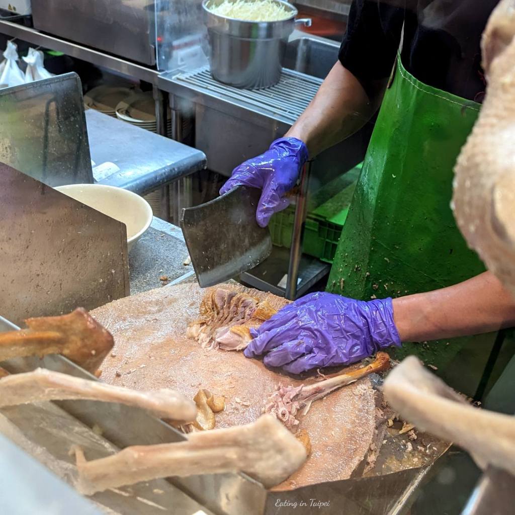 A Cheng Goose preparing counter