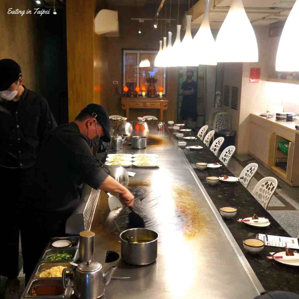 Hulu Teppanyaki on the inside - humble, unassuming, but wonderfully clean and welcoming.